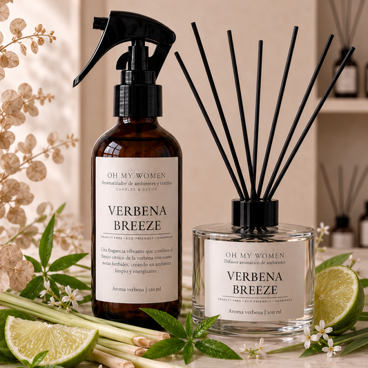Pack Verbena Breeze - Home Spray + Difusor de varillas
