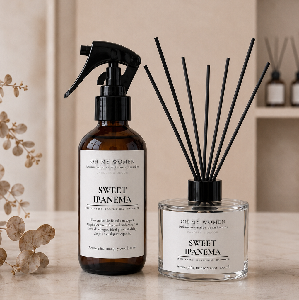 Pack Sweet Ipanema - Home Spray + Difusor de varillas