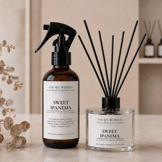 Pack Sweet Ipanema - Home Spray + Difusor de varillas