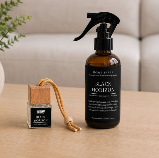 Pack Black Horizon - Home Spray + Difusor de Auto