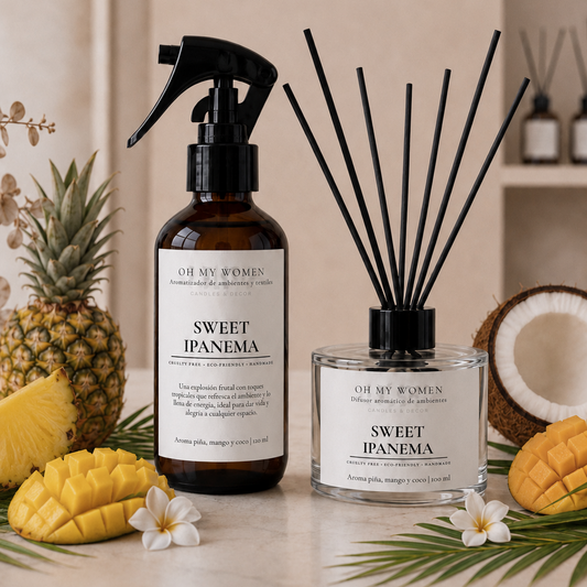 Pack Sweet Ipanema - Home Spray + Difusor de varillas